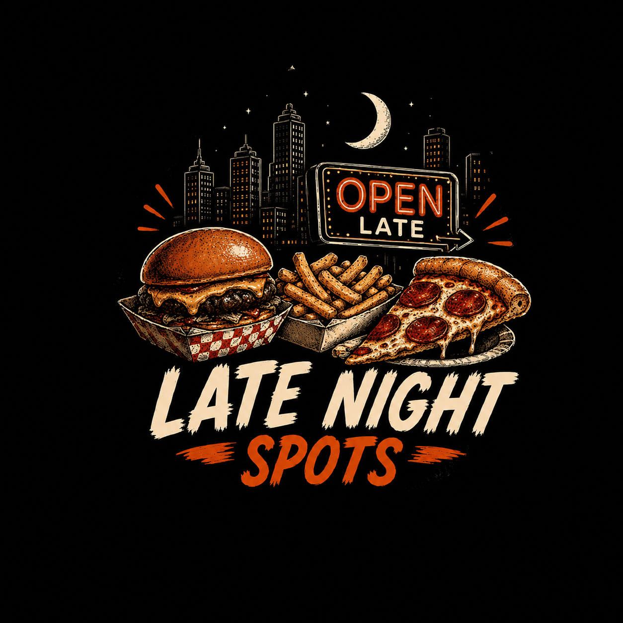 Late-night spots Instagram highlight cover